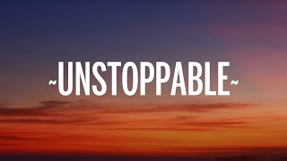 Sia  Unstoppable Lyrics Slowed amp Reverb [upl. by Hanafee]