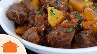 Como Fazer Carne de Panela com Batata  Receita Prática [upl. by Yorke]