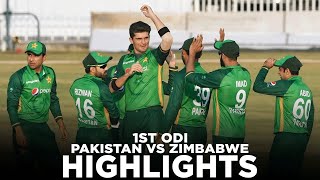 Full Highlights  Pakistan vs Zimbabwe  1st ODI  PCB  MD2K [upl. by Varien]