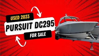 2023 Pursuit DC 295 Used Dual Console Offshore Fishing Boat for Sale Jacksonville Florida [upl. by Sellihca737]