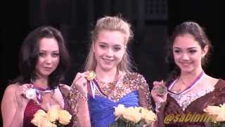 2015 Russian Nationals  Ladies medal ceremony HD [upl. by Arni]