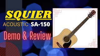 Squier by Fender SA150 Acoustic Guitar [upl. by Wendell715]