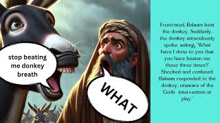 quotBalaam and the Talking Donkey 🐴  A Biblical Account of Gods Interventionquot bible christianity [upl. by Aenel]