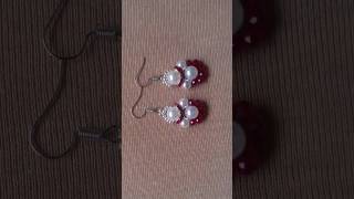 Diy earrings in 5 minutes diy beading diyearrings beadedearrings easybeading earrings [upl. by Jemie]