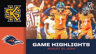 Game Highlights Kennesaw State vs UTSA August 31 2024 [upl. by Ardnassela228]