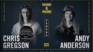 Mano A Mano 2023  Round 1  Mens Chris Gregson vs Andy Anderson [upl. by Fahland]