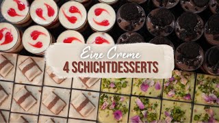 Diese 4 Schichtdessert werden deine Gäste lieben  bis zu 4 Tage haltbar 😍 [upl. by Atirehc]