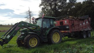 Obornik pod buraki💪Wyrośnięty poplon bez siania poplonu  JOHN DEERE 5090R METALFACH N2721 [upl. by Anirdna]