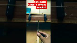 sonometer class11 physics practical [upl. by Augustina405]