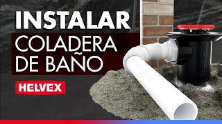 DIY Instalación Coladera para baño 24  HELVEX [upl. by Nunciata271]