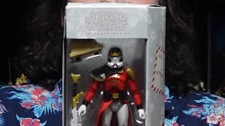 Star Wars The Black Series Purge Trooper Holiday Edition Figure Review [upl. by Ardeth383]