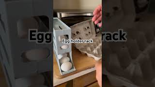 Using egg holder rack for fridge storage food eggs eggholder [upl. by Nere]