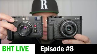 BHT Live Ep08 Fujifilm XE4 vs XE3 vs X70 Minolta CLE Leica M7 vs MP vs M6 TTL [upl. by Aivin]