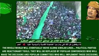 Muammar Gaddafis legendary freedom speech in Tripoli Libya 1st July 2011 Engl subtitle [upl. by Eirod]