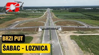 Brzi put ŠabacLoznica jun 2024 Dron video [upl. by Leelahk779]