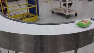 Single File Spiral Incline Conveyor by MultiConveyor LLC [upl. by Cate]