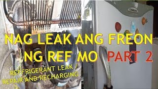 Refrigerator Not Cooling Repair  Freon Leaks PART 2 [upl. by Owain]