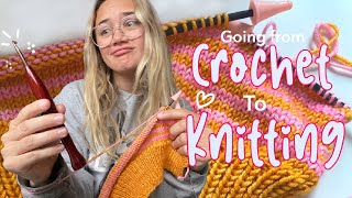 Knitting Tips for Crocheters ☆ [upl. by Suisyola]