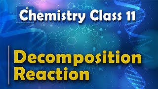 Decomposition Reaction  Redox Reaction  Chemistry Class 11 [upl. by Heida168]