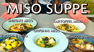 Miso Suppe selber machen  original Zutaten  authentisch lecker [upl. by Llimaj]