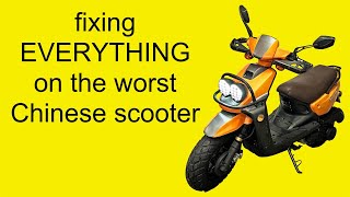 How to fix EVERYTHING on a 150cc GY6 Chinese scooter 2014 Tao Tao BWS Yamaha Zuma clone [upl. by Stoll]