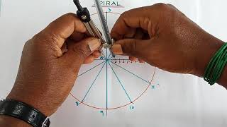 Archimedian Spiral in Tamil [upl. by Boggers696]