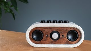 Build your own Concrete Bluetooth Speaker howto [upl. by Nnyladnarb]