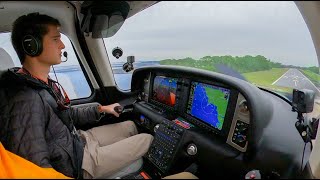 Floridas Tiniest Runway Cirrus Sr22 Landing And Fishing In Cedar Key [upl. by Derfnam]