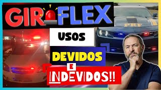 🔴🔵GIROFLEX  Usos DEVIDOS 👍 e INDEVIDOS 👎 das lanternas especiais de emergência 🚨 e alarme sonoro 🔊 [upl. by Caughey957]