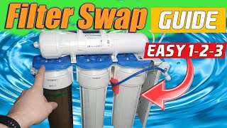 Maintaining Your Reverse Osmosis System Filter Swap [upl. by Rolecnahc]