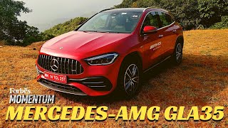 Why is MercedesAMG GLA35 so scary  MercedesAMG GLA35 review  Momentum [upl. by Norma407]