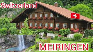 MeiringenSwitzerland 4K Beautiful Nature Swiss Village nature swissalps switzerland [upl. by Naginnarb904]