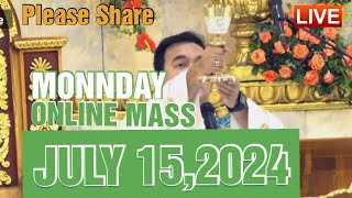 QUIAPO CHURCH LIVE MASS TODAY REV FR DOUGLAS BADONG JULY 152024 [upl. by Monroy]