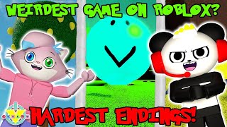 We Beat the WEIRDEST GAME ON ROBLOX [upl. by Nered]