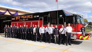 The Des Plaines Fire Department Adds New StateoftheArt MultiFunctional Squad to Fleet [upl. by Greenberg]