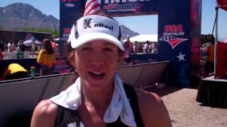 Gail Kattouf  2012 USA Triathlon Duathlon National Championship [upl. by Eliades552]