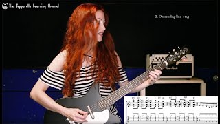 Kashmir guitar lesson  The Riffs DADGAD and Polymeter 1 of 3 Gretchen Menn for ZLC [upl. by Alhan]