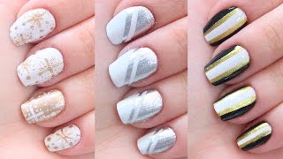 3 Unhas Decoradas para o Ano Novo 2016  Jana Taffarel [upl. by Aehsat]