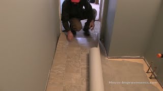 How To Install Vinyl Flooring [upl. by Ednew644]