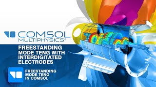 Freestanding Mode TENG with Interdigitated Electrodes in COMSOL Multiphysics Tutorial 14 [upl. by Svirad496]