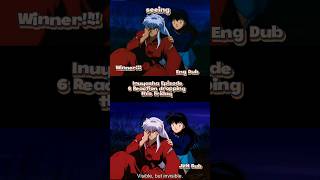 Inuyasha episode 6 Sub vs Dub English and Japanese VA [upl. by Nolat]