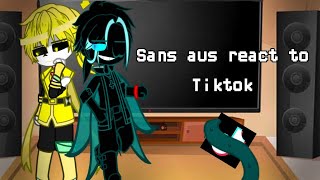 Sans aus react to TikTok✨✨Undertale AuShortCredits in descPart 23🎉 [upl. by Bradney]