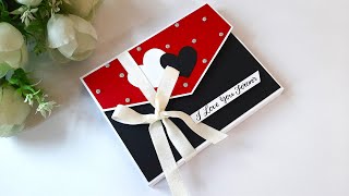 DIYValentines Day Gift for BoyfriendGirlfriend  Cute Gift Idea  Valentines Day Card  Tutorial [upl. by Jerrol]