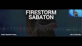 SABATON  FIRESTORM  TAB GUITAR [upl. by Corbett]