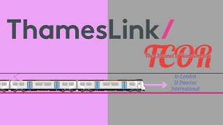 Kentish Town to London St Pancras International Thameslink [upl. by Yorel]