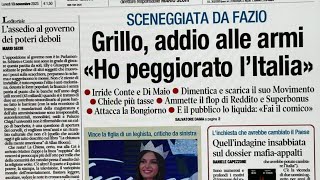 Rassegna stampa 13 novembre 2023 Quotidiani nazionali italiani Prime pagine dei giornali di oggi [upl. by Elizabeth]