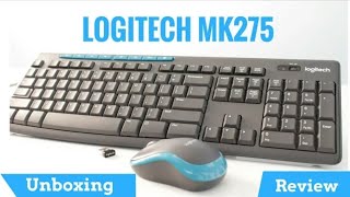 LOGITECH WIRELESS KEYBOARD AND MOUSE MK275 UNBOXING AND REVIEW TECHNOLOGY TAMIL [upl. by Lednek]