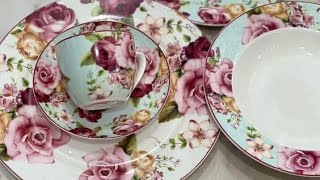 MELAMINE DINNER SET 111pc 5500 Fixed price Golden Crockery Hyderabad Subscribe my youtube chainnal [upl. by Strep]