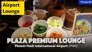 Business class lounge at Phnom Penh Airport Plaza Premium Lounge [upl. by Brandwein489]