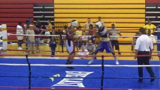 2010 National Junior Olympics Semifinal Marcus Beckford vs Justin Deloach [upl. by Ayyn]